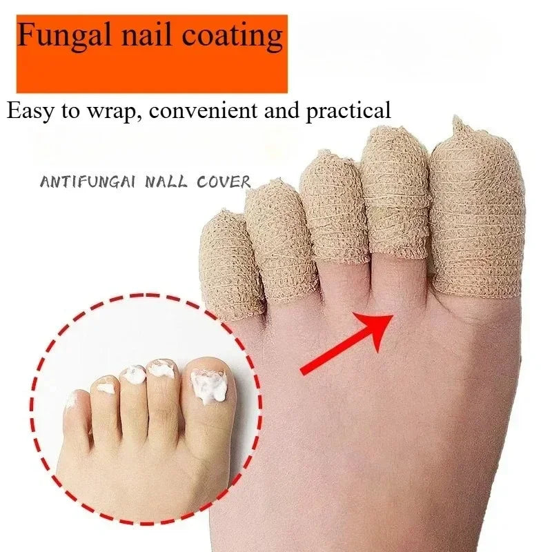 Fungal nail polish, nail coating, toe protection, foot and finger protection, self-adhesive bandage, toe and finger protection